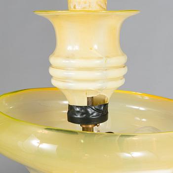 Paavo Tynell & Gunnel Nyman, A 1930s glass pendant light for Taito, Finland.