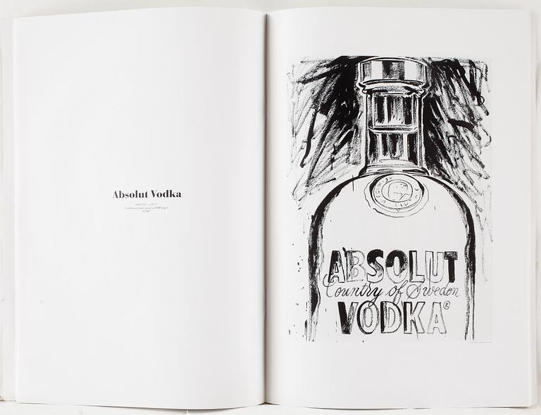 ANDY WARHOL, efter, katalog, "liquid pop", 1999, för Wetterling Gallery och Art Now Gallery.