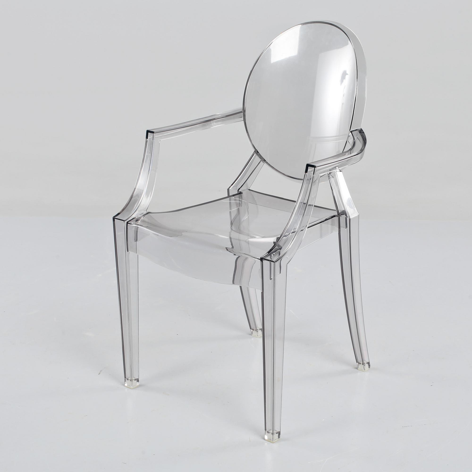KARMSTOL, "Louis Ghost", Philippe Starck, 1900/2000-tal.