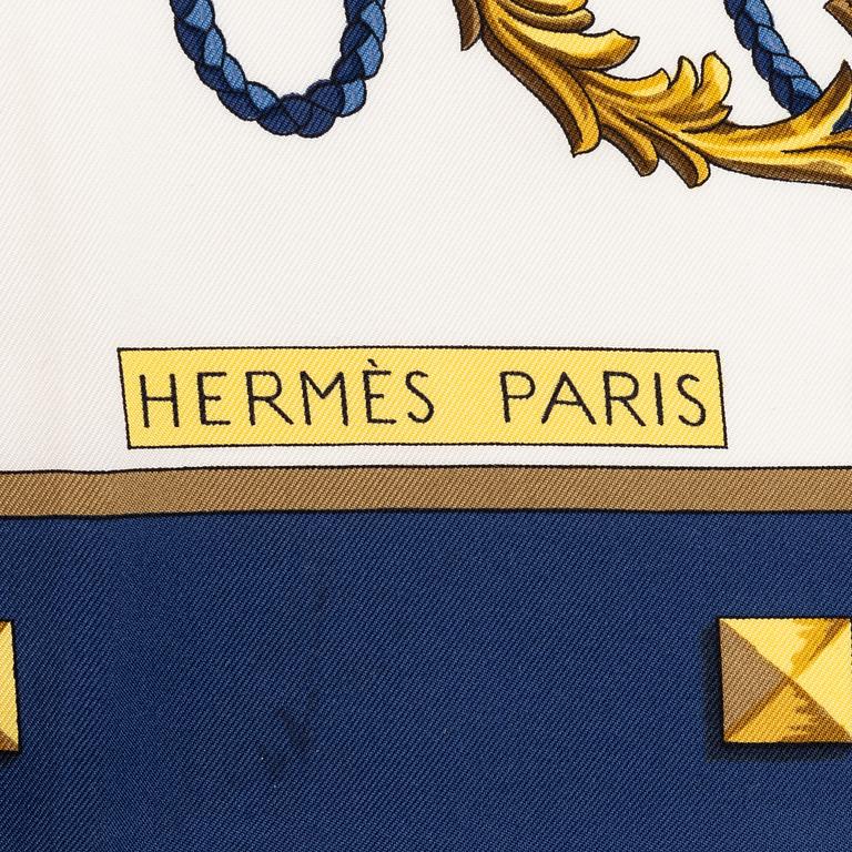 Hermès, a 'Les Clés' scarf.