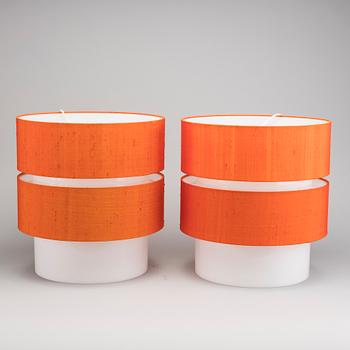A PAIR OF TABLE LAMP, Luxus, 1970s,