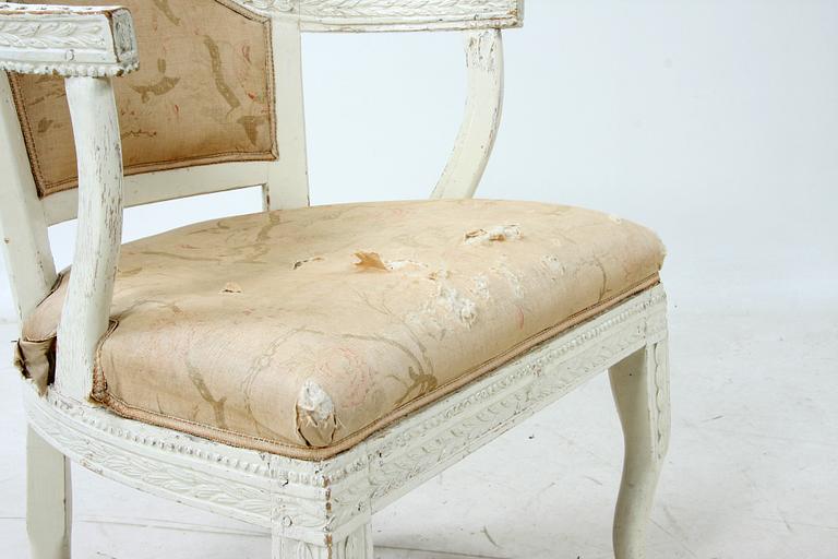 BALJSTOL, provinsarbete 17-/1800-tal.