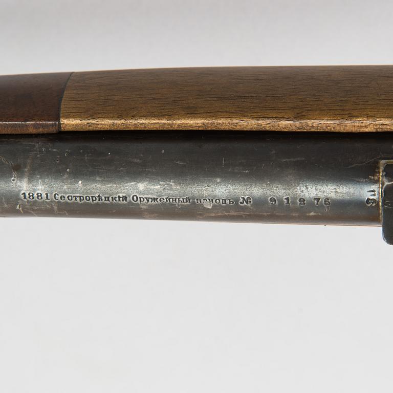 Kivääri, Berdan II, jalkaväelle, m/1870, Venäjä, 1881.