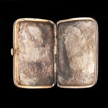 ETUI, emaljerat silver, Ryssland, ca 1900.