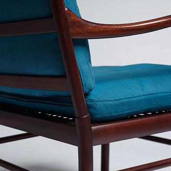 Ole Wanscher, a pair of mahogany 'Colonial Chairs' PJ149. Poul Jeppesen Denmark.