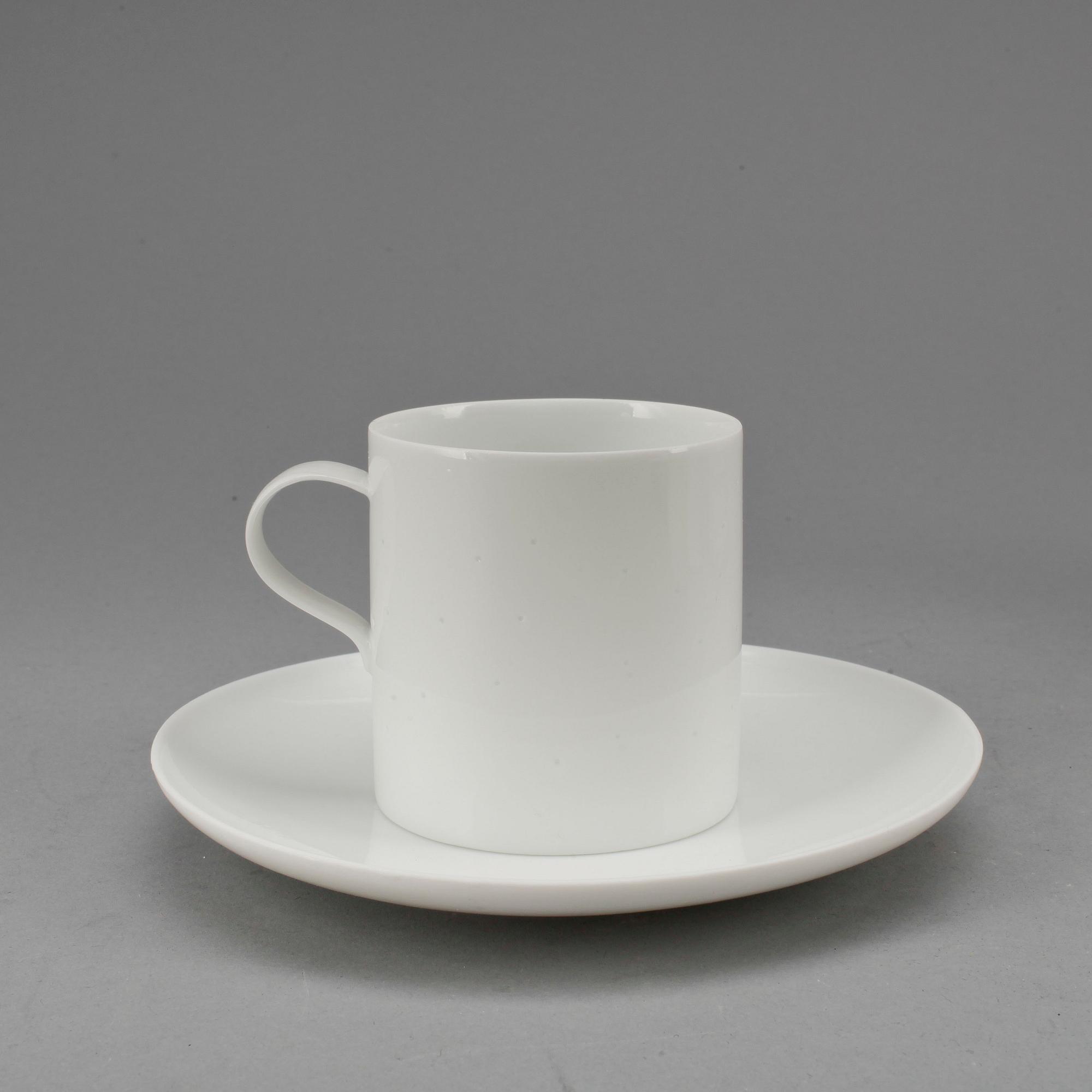 KAFFEKOPPAR, 12 st, formgivna av Suku Park, Finland, signerade, 2001.