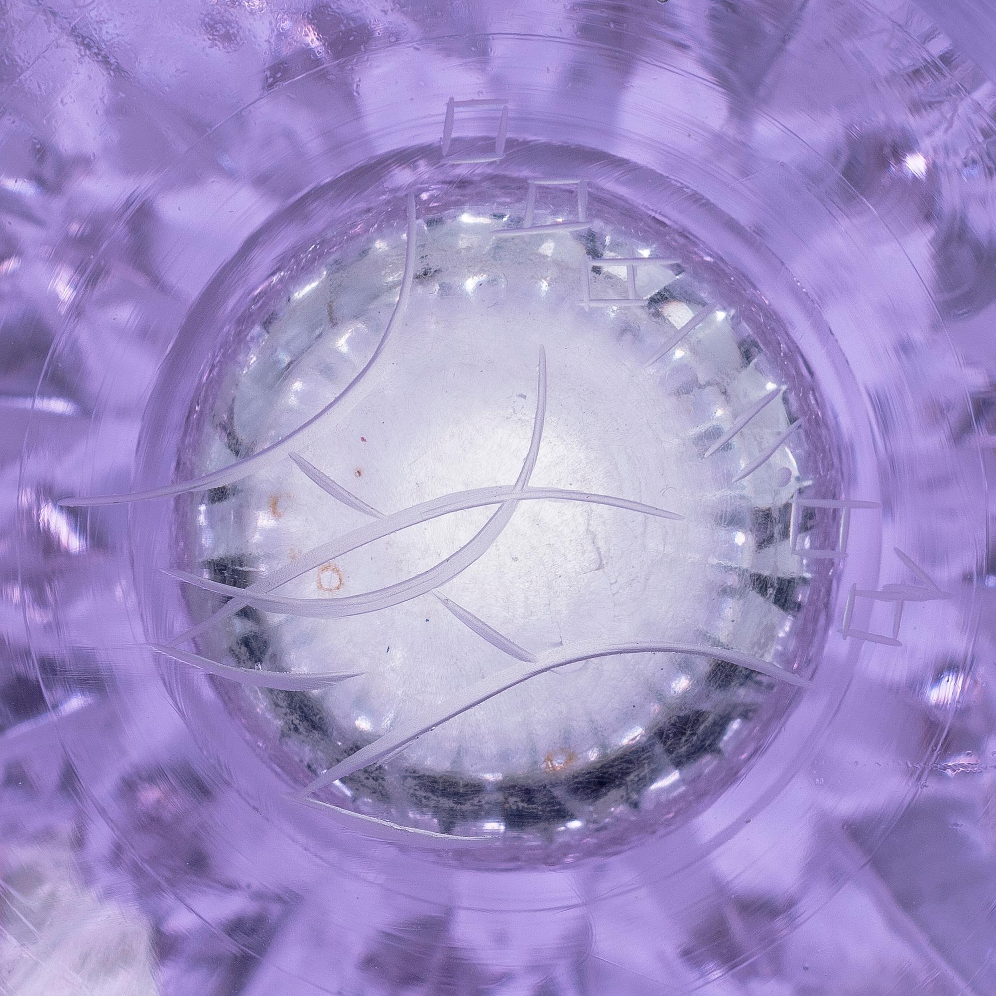 Aimo Okkolin, a vase signed Aino Okkolin Riihimäen Lasi OY.