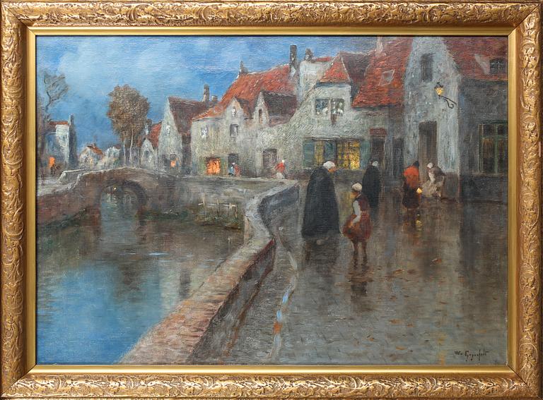 WILHELM VON GEGERFELT, olja på duk, signerad.