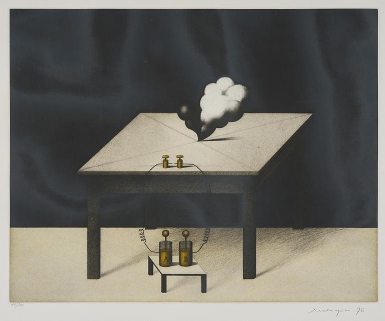 Friedrich Meckseper, Untitled from: "Hommage aux Prix Nobel" (The Nobel Prize Portfolio).