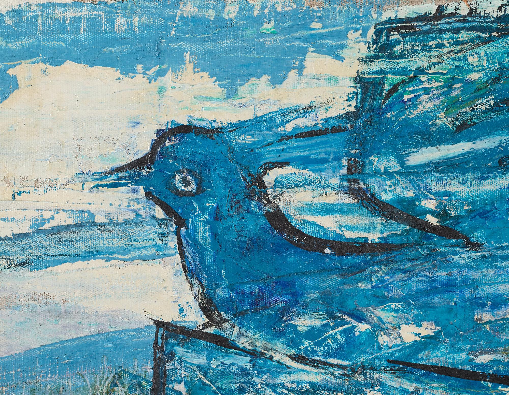 Gazbia Sirry, The blue bird".
