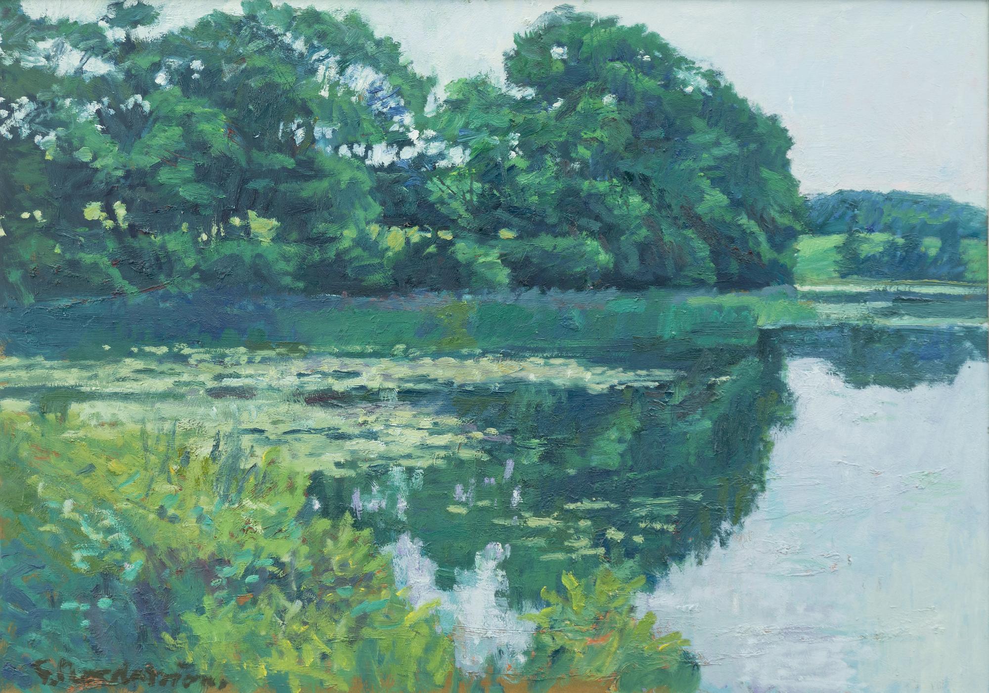 Gerhard Nordström, By the watercourse.