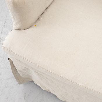Armchairs, 4, contemporary, purchased from Walles & Walles.