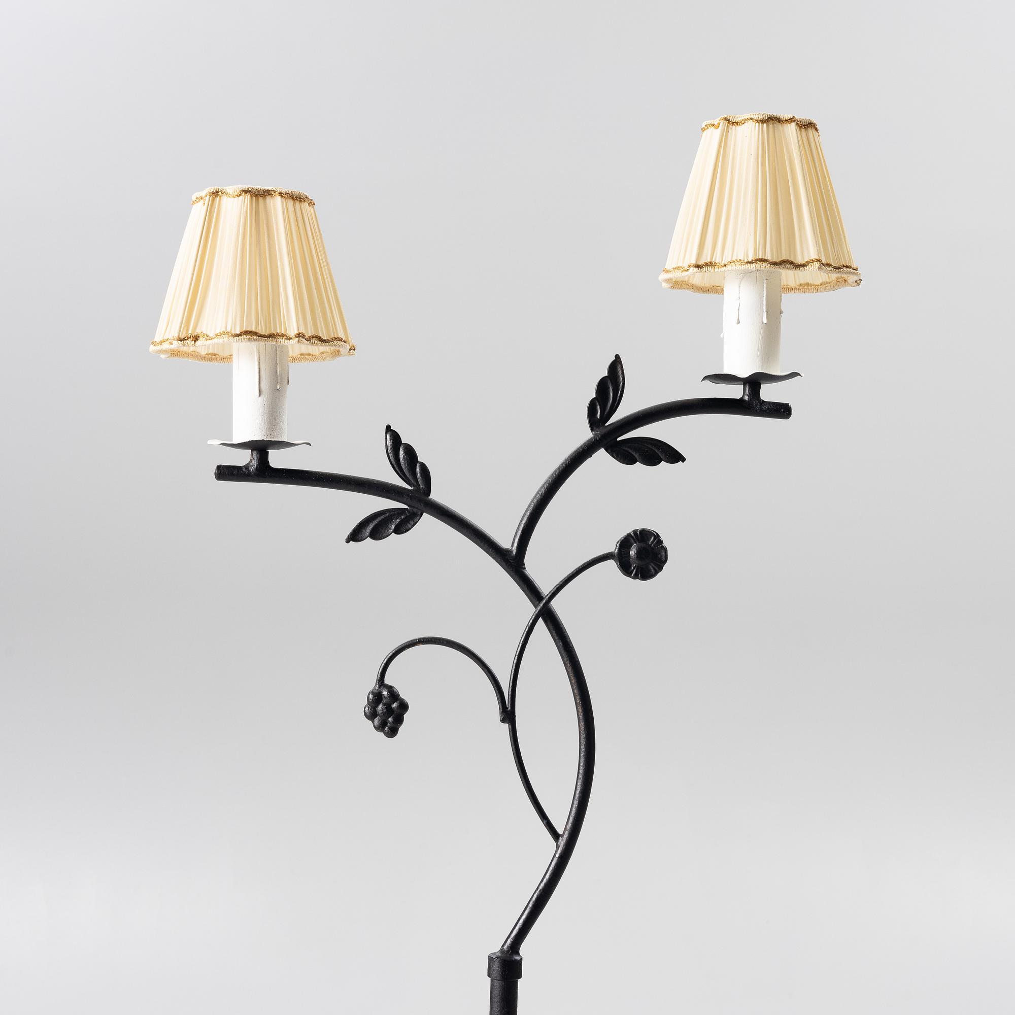 Bjerkås, a floor lamp model "1264", Gothenburg, 1940s.