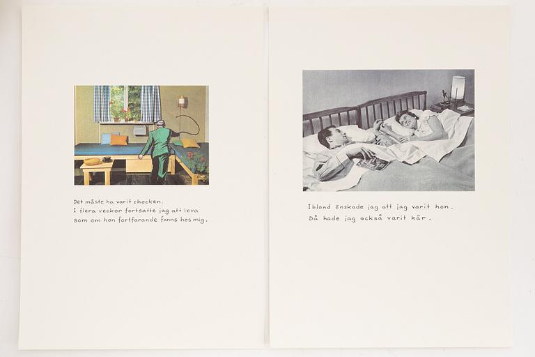 Jan Stenmark, portfolio signerad numrerad 206/500 med 16 grafiska blad.