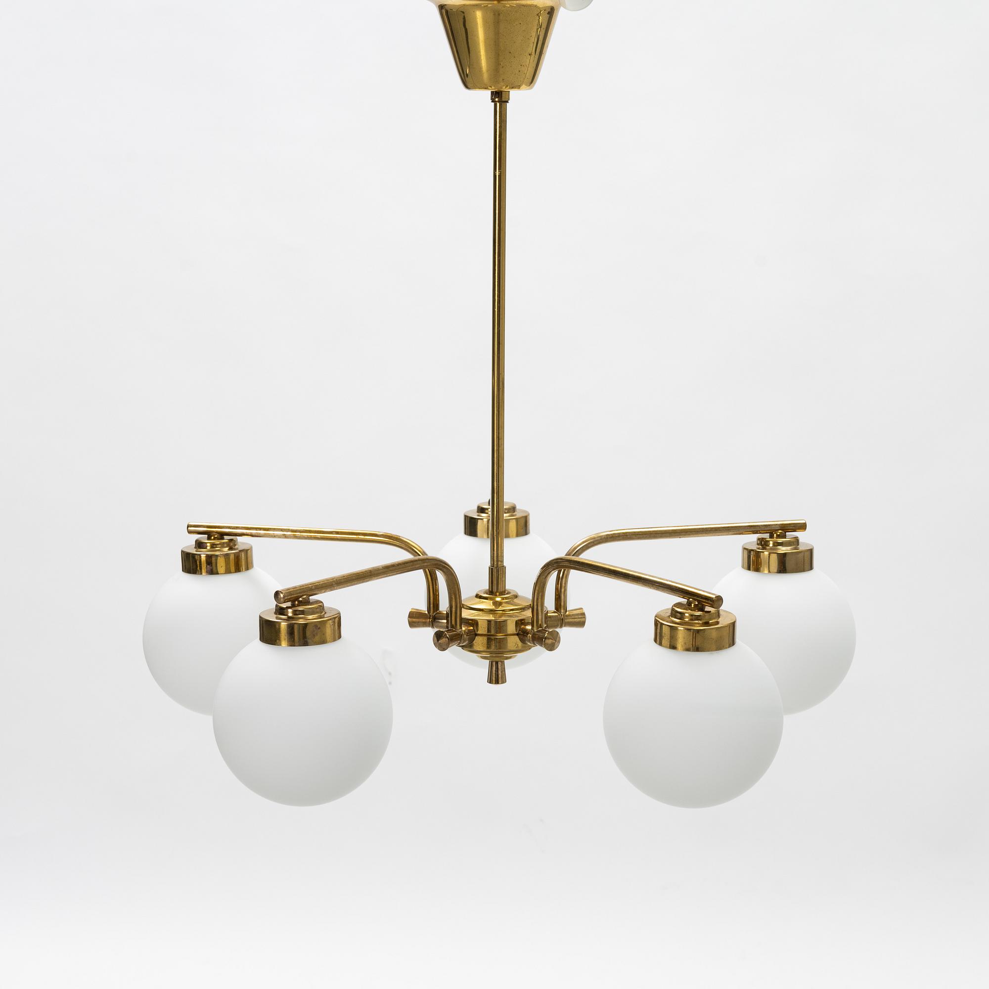 Taklampa, 1900-talets mitt.