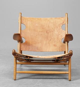 A Borge Mogensen "Hunting Chair" by Erhard Ramussen, Copenhagen 1950-60's.