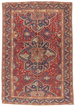 354. An antique Smyrna carpet, West Anatolia, c. 320 x 220 cm.