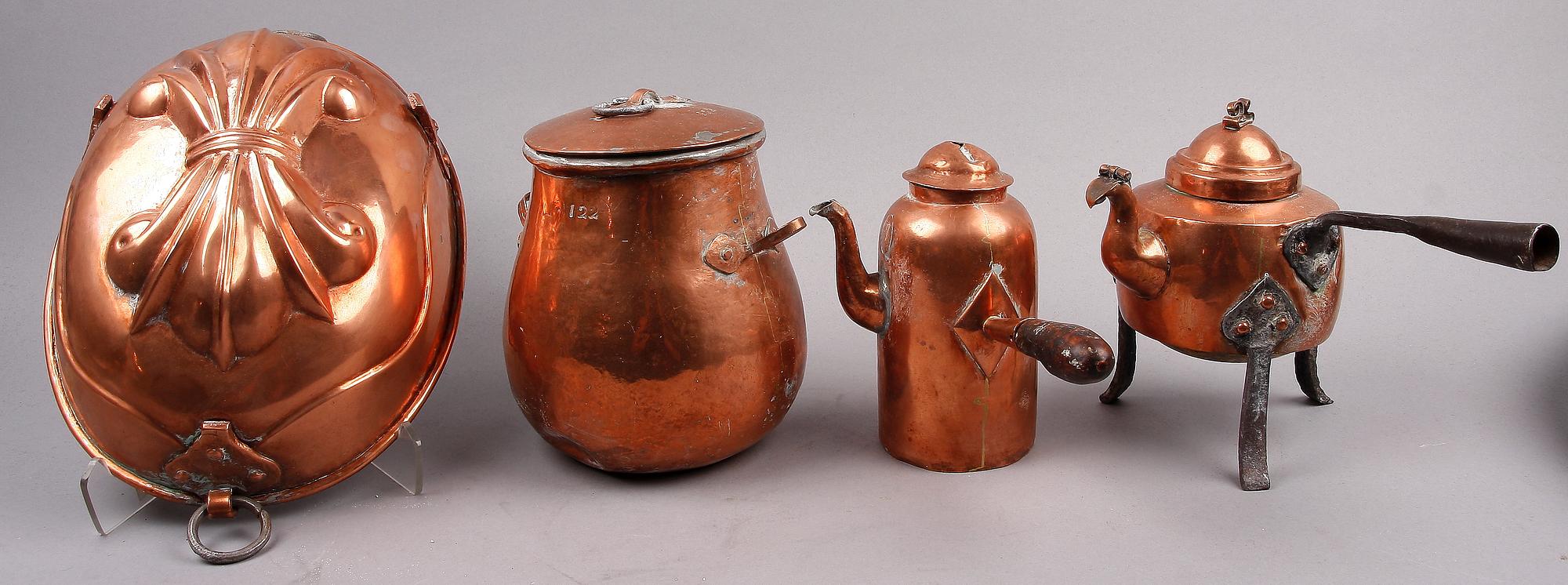 PARTI KOPPAR, 4 delar, 1800-tal.