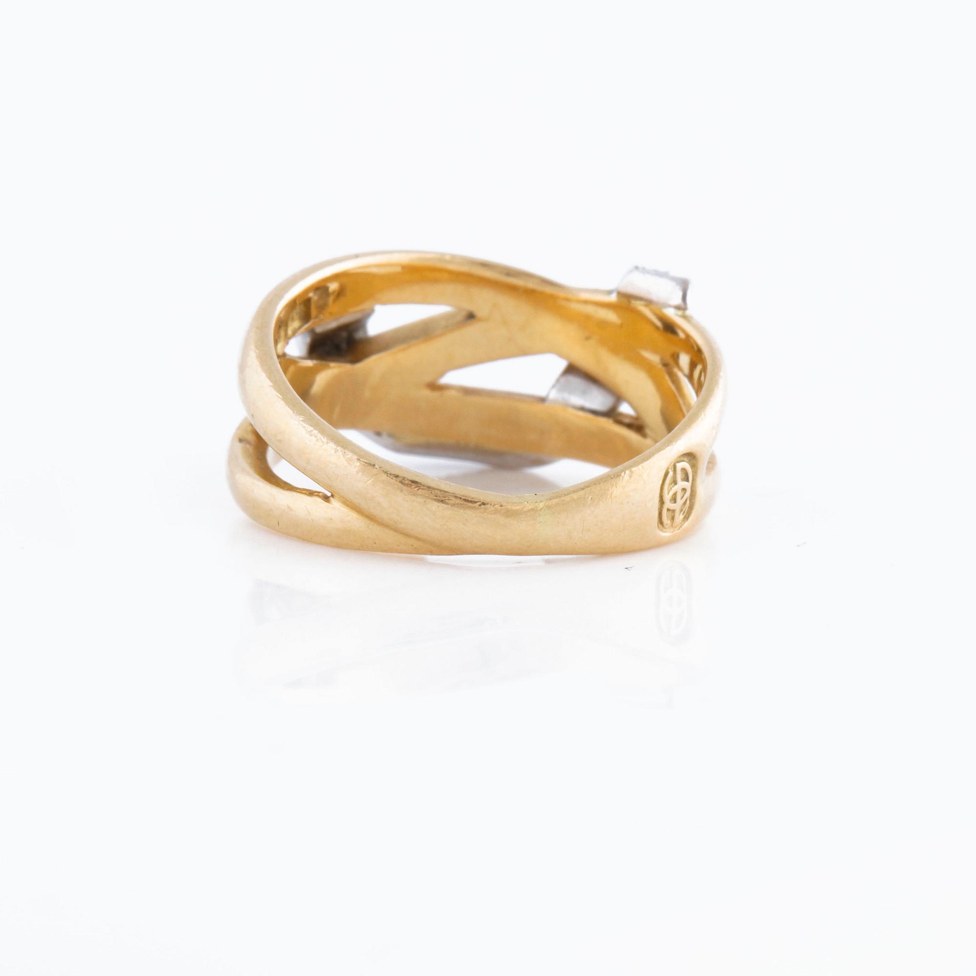 RING, med briljantslipade diamanter 0.18 ct, Engelbert collection, Engelbert, Stockholm, 1994.