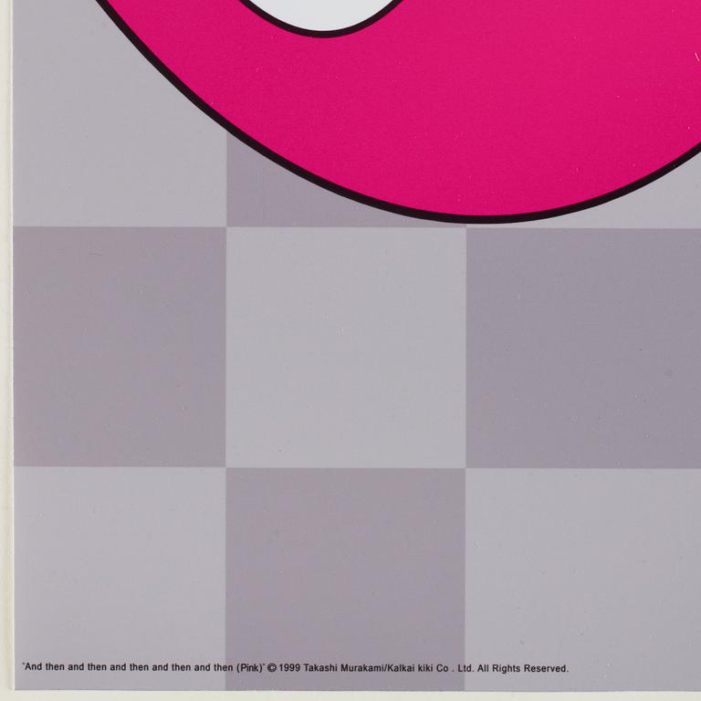 Takashi Murakami, "And then and then and then and then and then (pink)".