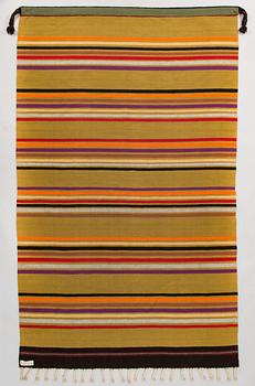 Elsa Montell-Saanio, A Raanu "Ahku" (grandmother) textile from Lapland designed by Elsa Montell-Saanio. Circa 216x131 cm.