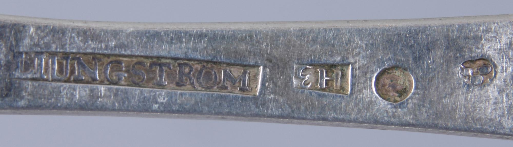 SKEDAR, 10 st, silver, 1700/1800-tal.