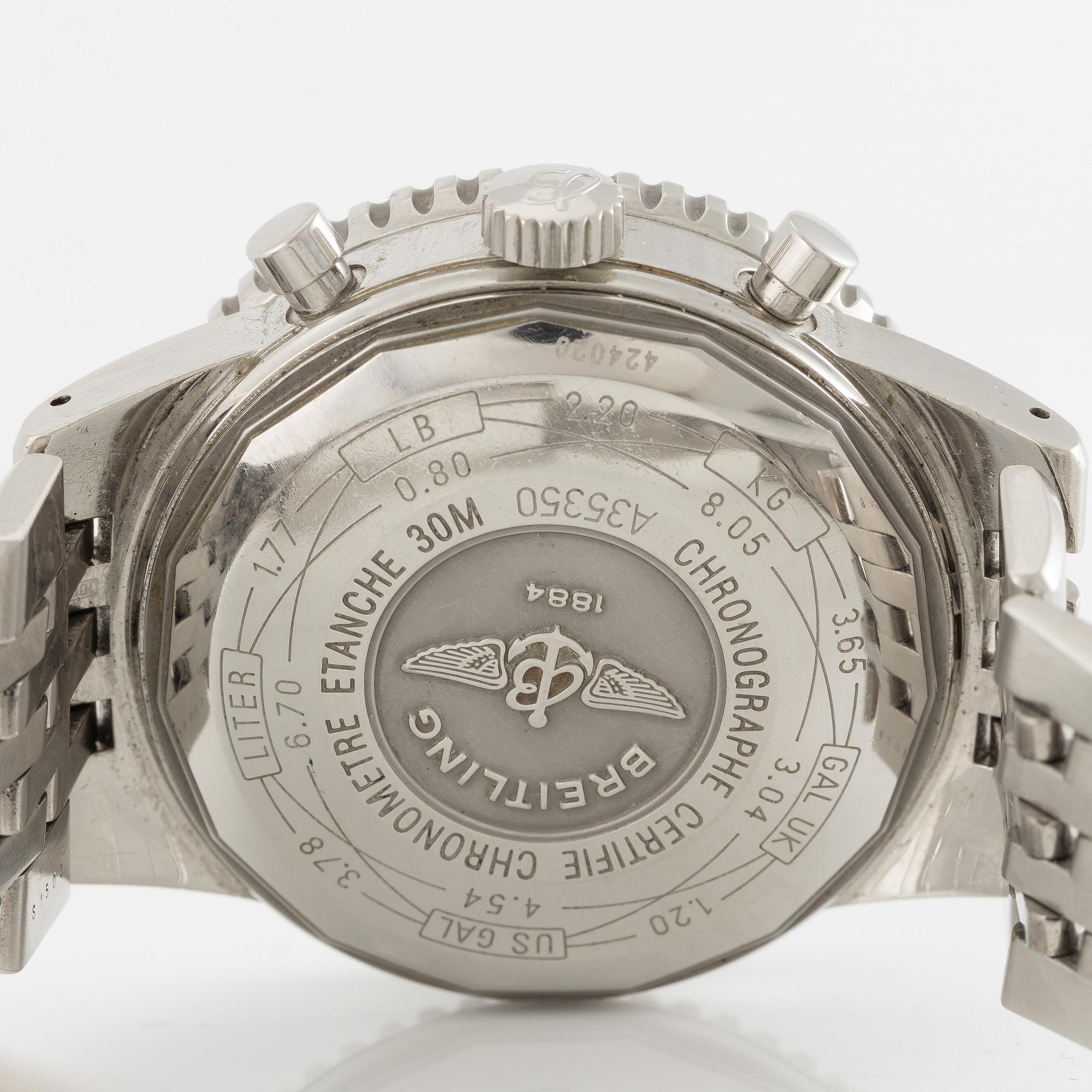 Breitling, Navitimer Heritage, Chronometer, chronograph, wristwatch, 43 mm.