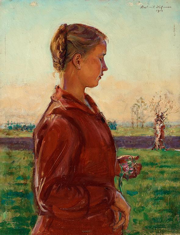 Wlastimil Hofman, Porträtt av en flicka.