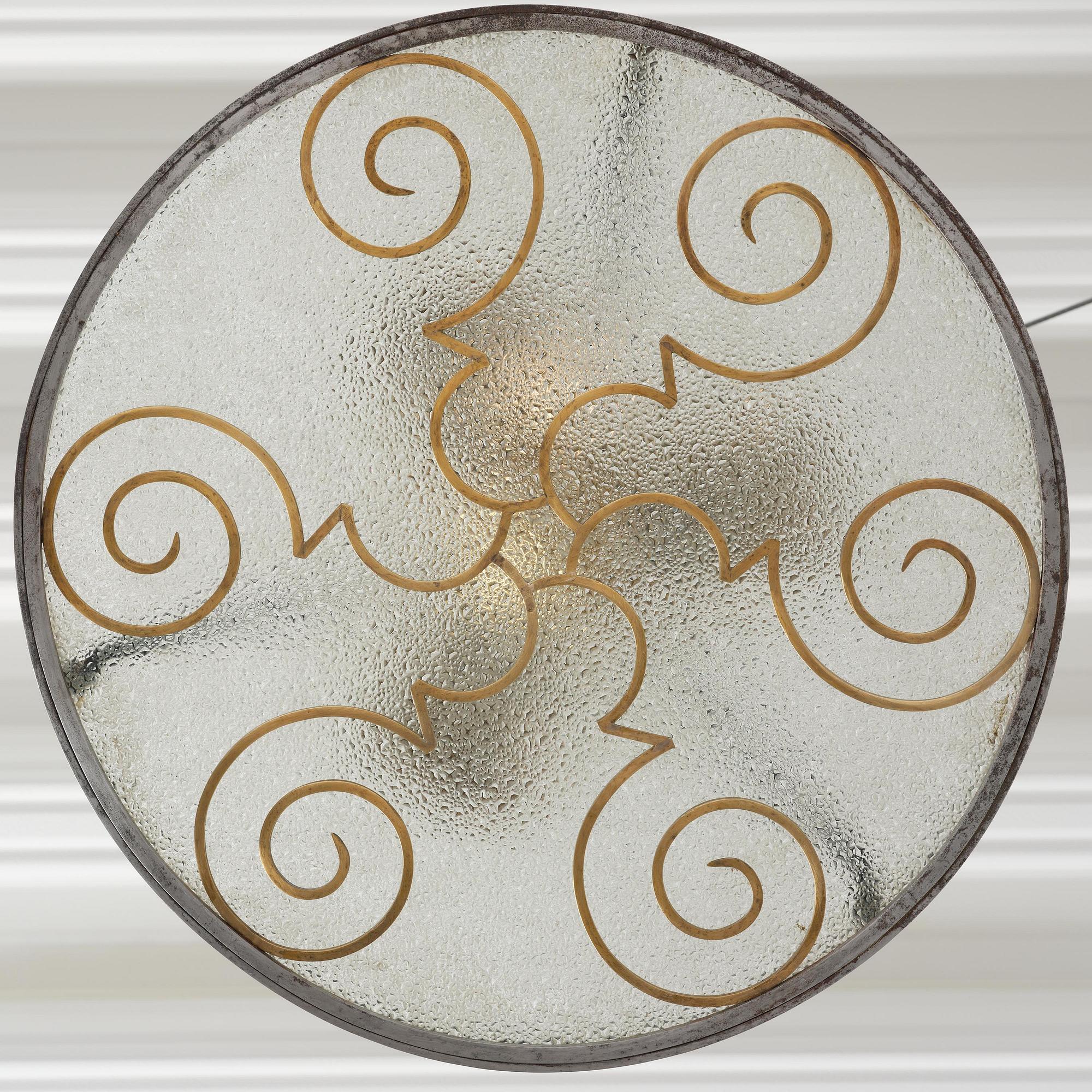 Lars Holmström, a Swedish Grace ceiling lamp, Arvika, 1920s-1930s.