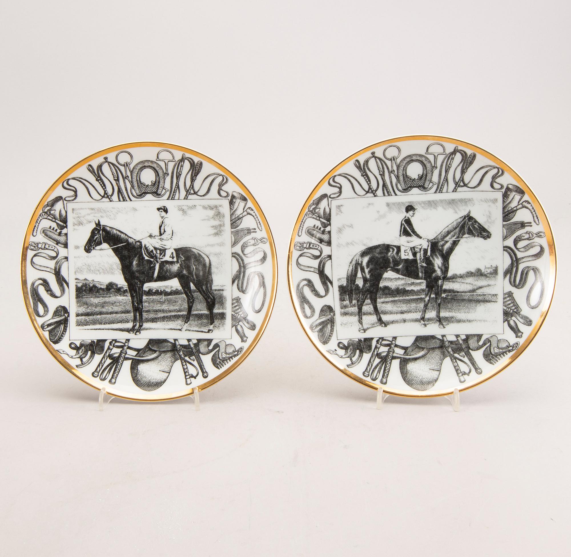 Piero Fornasetti, fat, 2 st, "Grandi Campioni Italiani Galoppo".
