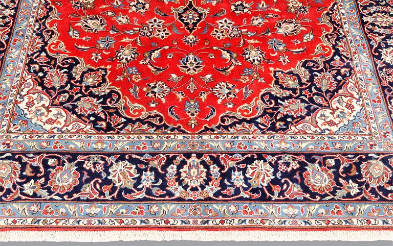 A Kashan carpet, c 297 x 194 cm.