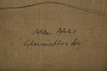 ALBERT ABBE, olja på duk, signerad.