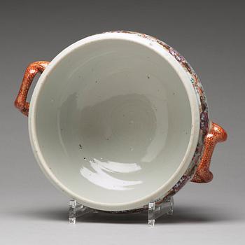 TERRIN med LOCK, kompaniporslin. Qingdynastin, Qianlong (1736-95).