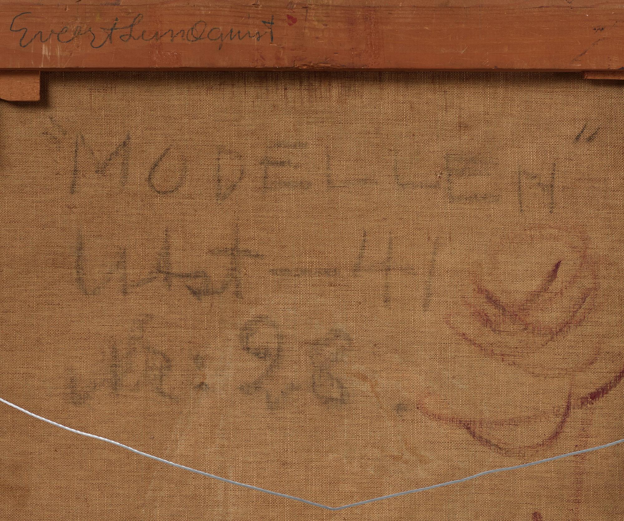 Evert Lundquist, "Stående modell, Viken".