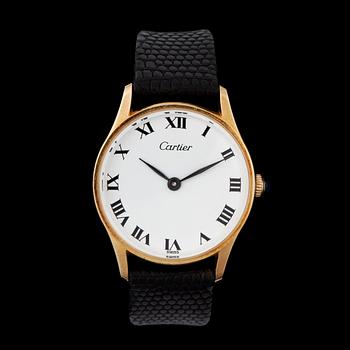 1145. Cartier. Gold. Manual winding. Ø 31 mm. Ca 1978.