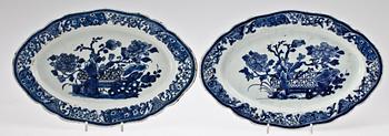 FAT, ett par, porslin, Qianlong, Kina 1700-tal.