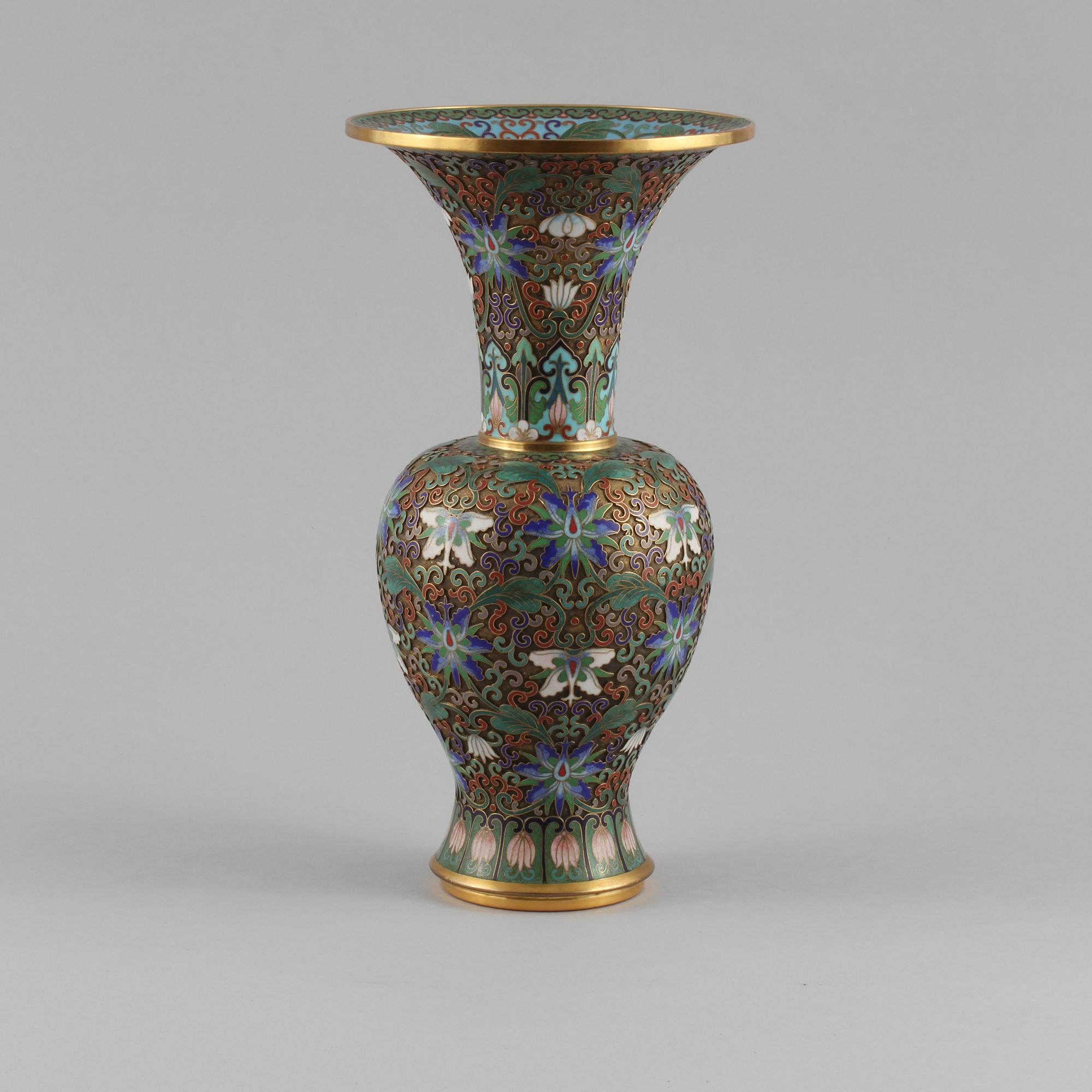 VAS, cloisonné, orientalisk, 1900-tal.