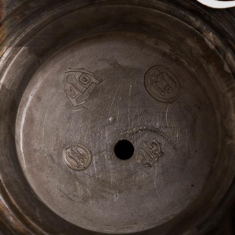 Sockerruska, silver, Thorvald Nielsen Meier, Köpenhamn, Danmark, 1920.