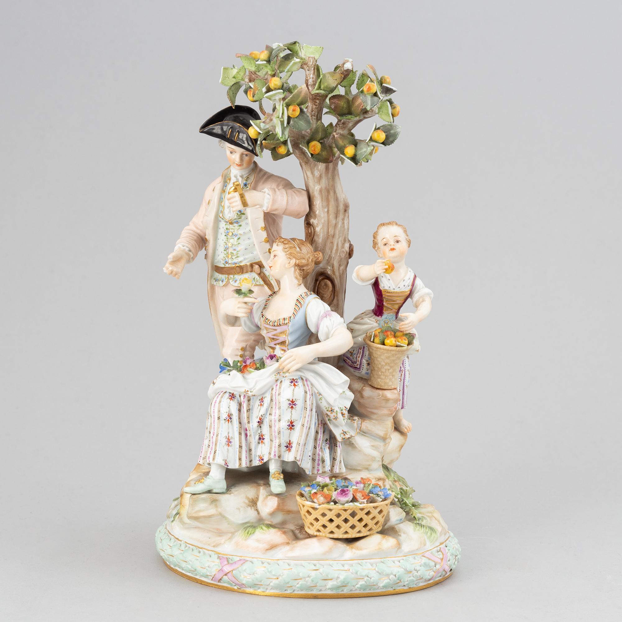 A Meissen porcelain figurine, second half of the 19th-century.