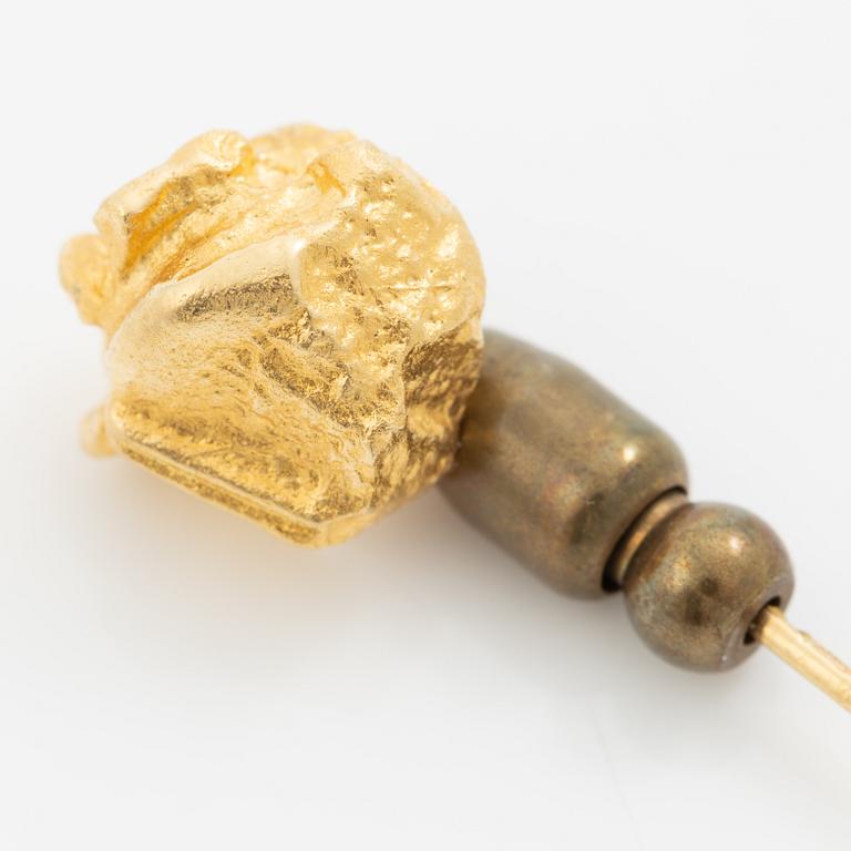 Lapponia, a brooch pin, 18K gold, Finland 1978.