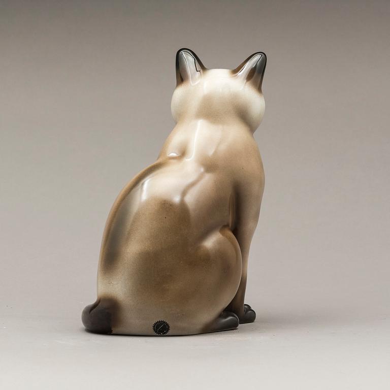 FIGURIN, Katt, porslin, Fornasetti, Italien.