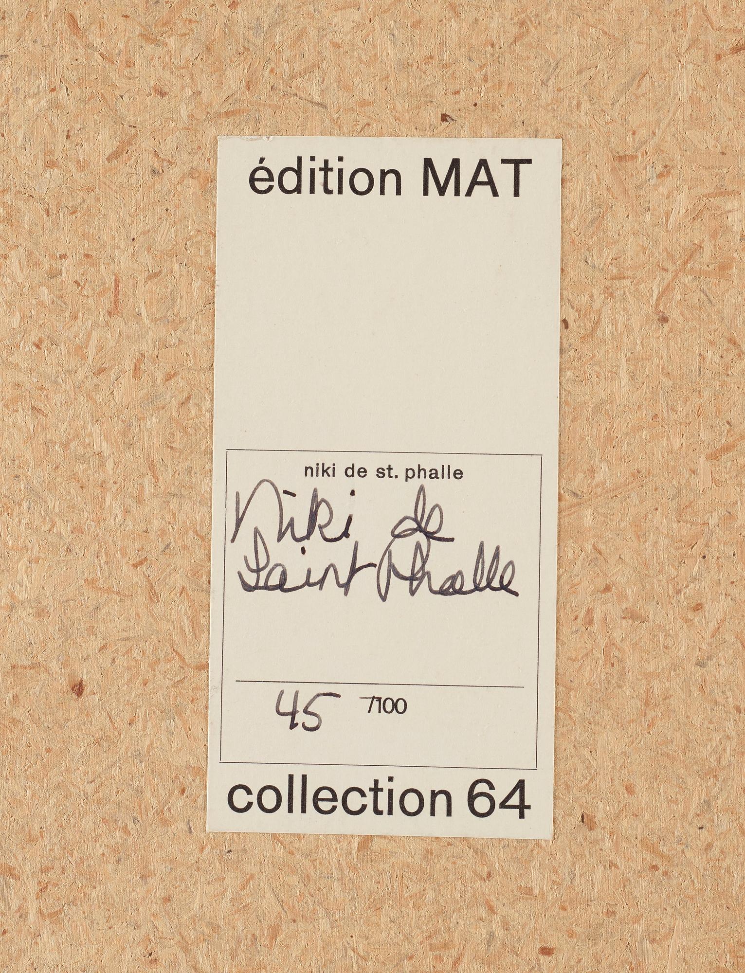 Niki de Saint Phalle, "Tir/shooting picture" from Édition MAT 64.