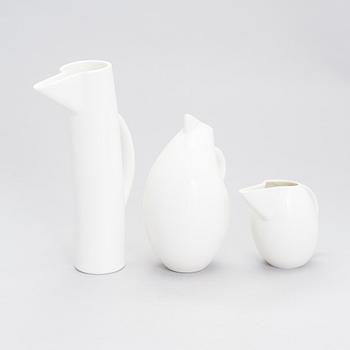 Kati Tuominen-Niittylä, kannor 3 kpl, "Storybirds", keramik, Arabia 1900-talets slut.