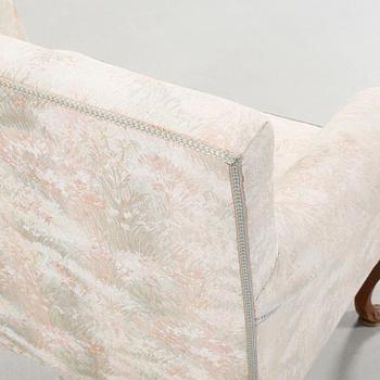 A Queen Anne style armchair, early 20th century.