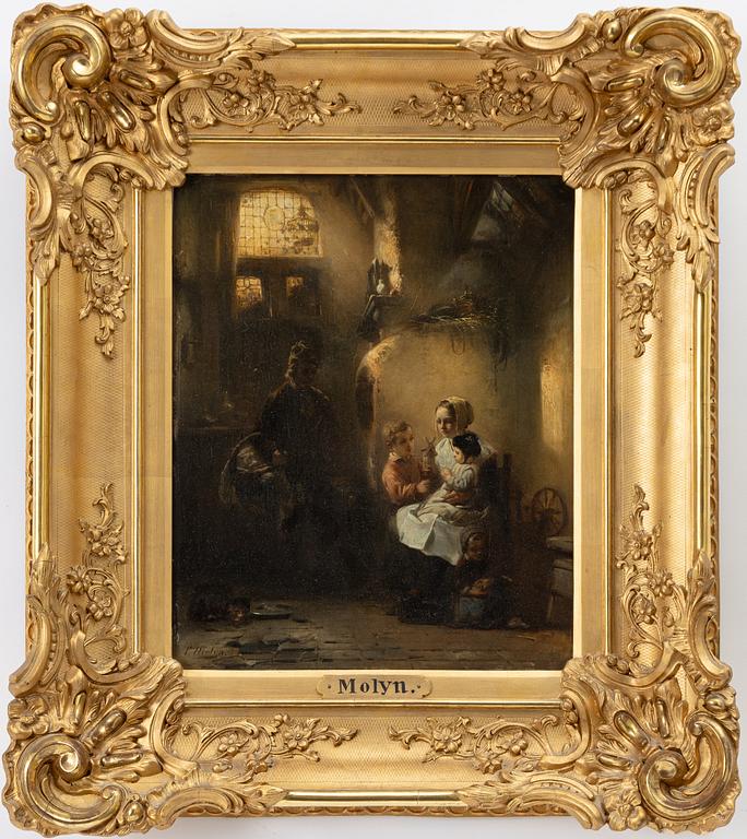 P. Molyn, Interior with Playing Children.