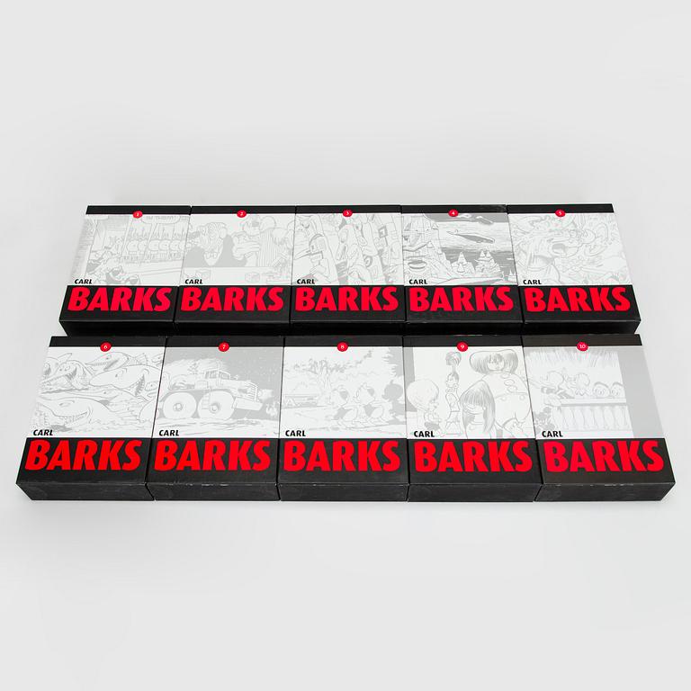 Carl Barks, "Carl Barks' Collected Works", 30 volumes, Egmont Publishing 2005-2008.