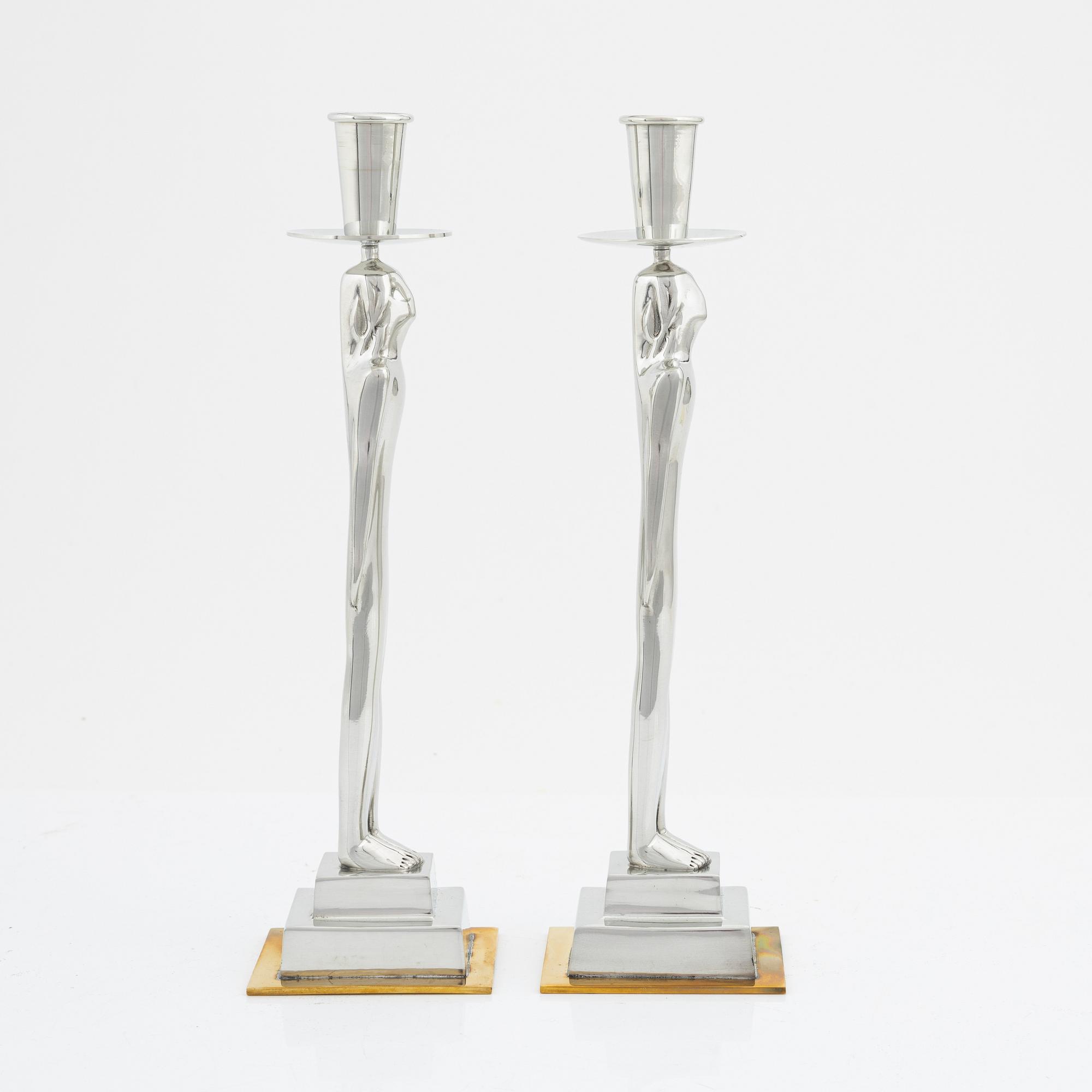 Edvin Öhrström, a pair of 'Egyptian' candlesticks, Svenskt Tenn, Stockholm 2015.
