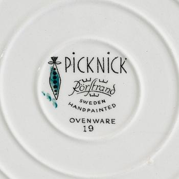 Marianne Westman, six "Picknick" serving dishes, Rörstrand, Sweden.