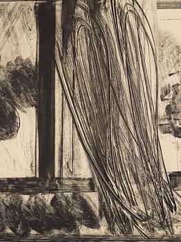 Howard Hodgkin, etsning. Signerad och numrerad 96/100. Daterad -79.