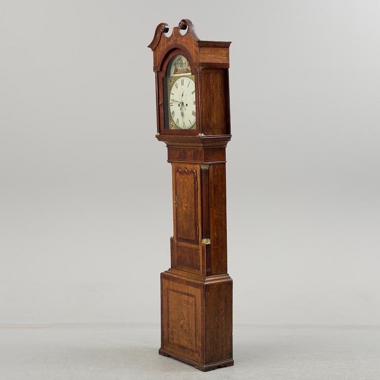 A 19th century English grandfather clock.